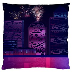 Architecture Home Skyscraper Large Cushion Case (two Sides) by Nexatart