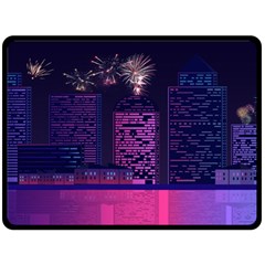 Architecture Home Skyscraper Double Sided Fleece Blanket (large)  by Nexatart