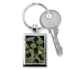 Autumn Fallen Leaves Dried Leaves Key Chains (rectangle)  by Nexatart