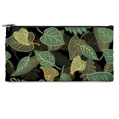 Autumn Fallen Leaves Dried Leaves Pencil Cases by Nexatart