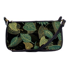 Autumn Fallen Leaves Dried Leaves Shoulder Clutch Bag by Nexatart