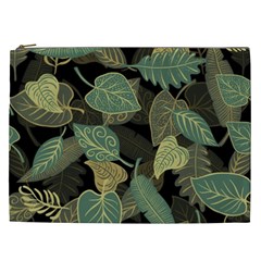 Autumn Fallen Leaves Dried Leaves Cosmetic Bag (xxl)