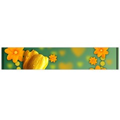 Background Design Texture Tulips Large Flano Scarf 