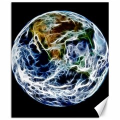 Spherical Science Fractal Planet Canvas 8  X 10  by Nexatart