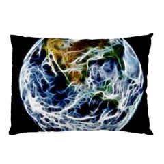 Spherical Science Fractal Planet Pillow Case by Nexatart