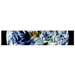 Spherical Science Fractal Planet Small Flano Scarf by Nexatart