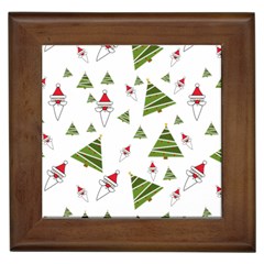 Christmas Santa Claus Decoration Framed Tiles by Nexatart