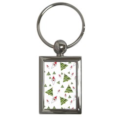 Christmas Santa Claus Decoration Key Chains (rectangle)  by Nexatart