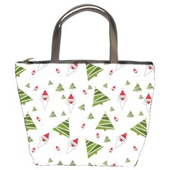 Christmas Santa Claus Decoration Bucket Bag by Nexatart