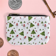 Christmas Santa Claus Decoration Mini Coin Purse by Nexatart