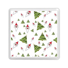 Christmas Santa Claus Decoration Memory Card Reader (square) by Nexatart