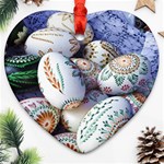 Model Color Traditional Heart Ornament (Two Sides) Front