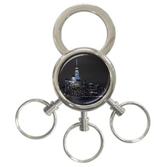 New York Skyline New York City 3-ring Key Chains by Nexatart