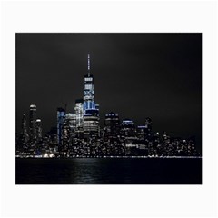 New York Skyline New York City Small Glasses Cloth by Nexatart