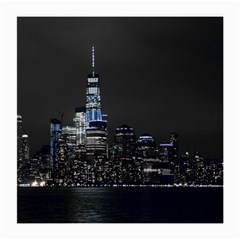 New York Skyline New York City Medium Glasses Cloth by Nexatart