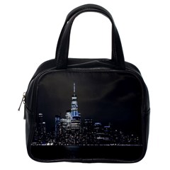 New York Skyline New York City Classic Handbag (one Side) by Nexatart