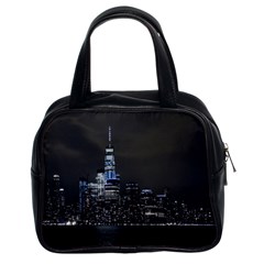 New York Skyline New York City Classic Handbag (two Sides) by Nexatart