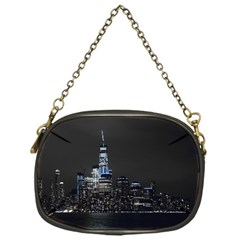 New York Skyline New York City Chain Purse (one Side) by Nexatart