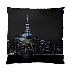 New York Skyline New York City Standard Cushion Case (two Sides) by Nexatart