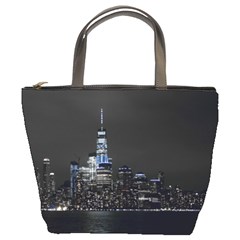 New York Skyline New York City Bucket Bag by Nexatart