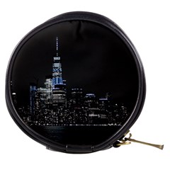 New York Skyline New York City Mini Makeup Bag by Nexatart