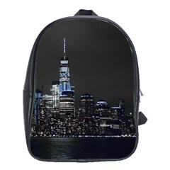 New York Skyline New York City School Bag (large) by Nexatart