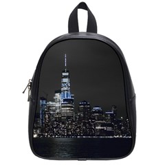 New York Skyline New York City School Bag (small) by Nexatart