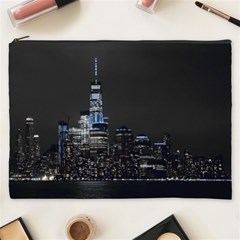 New York Skyline New York City Cosmetic Bag (xxxl) by Nexatart