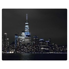 New York Skyline New York City Double Sided Flano Blanket (medium)  by Nexatart