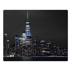 New York Skyline New York City Double Sided Flano Blanket (large)  by Nexatart