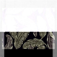 Jungle Leaves Tropical Pattern Rectangular Jigsaw Puzzl by Nexatart