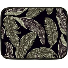 Jungle Leaves Tropical Pattern Double Sided Fleece Blanket (mini)  by Nexatart