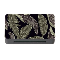 Jungle Leaves Tropical Pattern Memory Card Reader With Cf by Nexatart