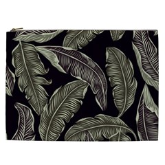 Jungle Leaves Tropical Pattern Cosmetic Bag (xxl)