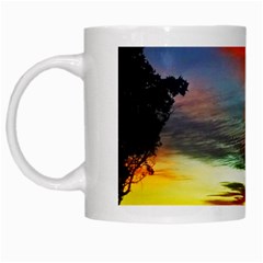 Sunset Mountain Indonesia Adventure White Mugs