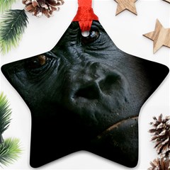 Gorilla Monkey Zoo Animal Ornament (star)