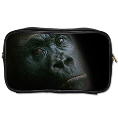 Gorilla Monkey Zoo Animal Toiletries Bag (one Side) by Nexatart