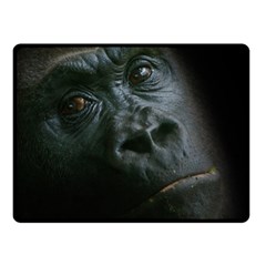 Gorilla Monkey Zoo Animal Fleece Blanket (small) by Nexatart