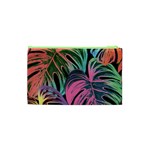 Leaves Tropical Jungle Pattern Cosmetic Bag (XS) Back