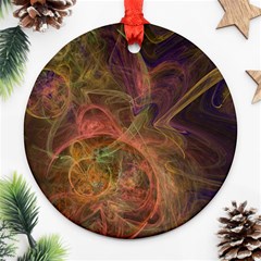 Abstract Colorful Art Design Ornament (round) by Nexatart