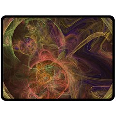 Abstract Colorful Art Design Fleece Blanket (large)  by Nexatart