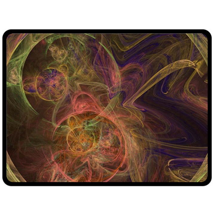 Abstract Colorful Art Design Fleece Blanket (Large) 