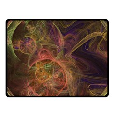 Abstract Colorful Art Design Double Sided Fleece Blanket (small)  by Nexatart