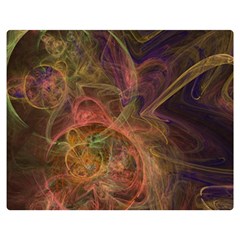 Abstract Colorful Art Design Double Sided Flano Blanket (medium)  by Nexatart