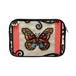 Cross Stitch Butterfly Apple iPad Mini Zipper Cases Front