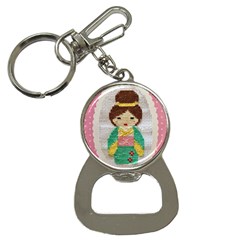 Cross Stitch Kimono Bottle Opener Key Chains by DeneWestUK