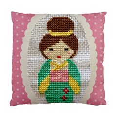 Cross Stitch Kimono Standard Cushion Case (one Side) by DeneWestUK