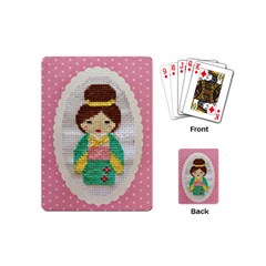 Cross Stitch Kimono Playing Cards (mini) by DeneWestUK