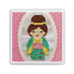 Cross Stitch Kimono Memory Card Reader (square) by DeneWestUK