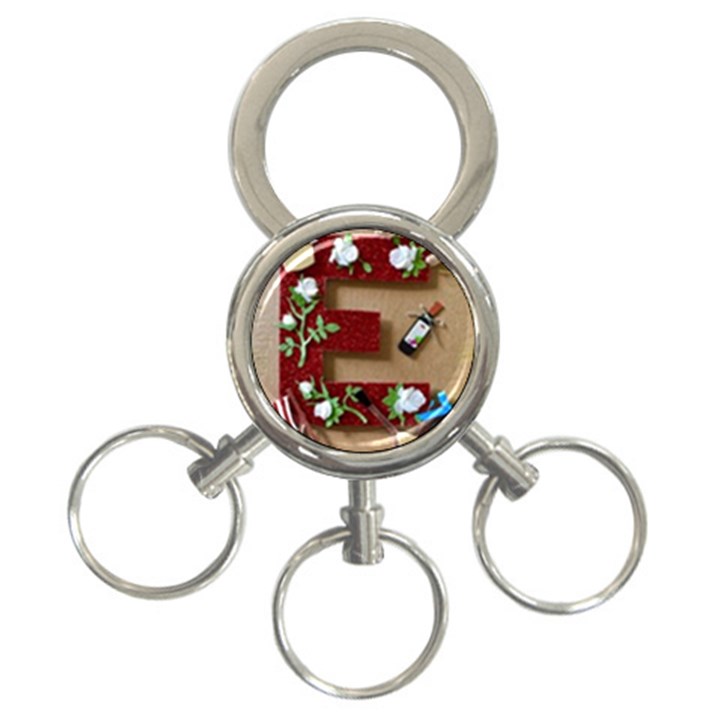 E is for Everything 3-Ring Key Chains